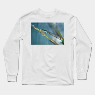 Blue Dragonfly Long Sleeve T-Shirt